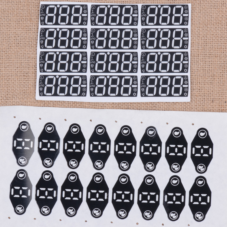 数字显示贴纸